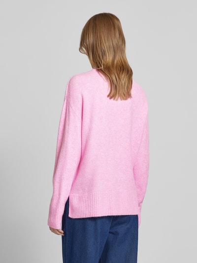 Tom Tailor Denim Pullover mit V-Ausschnitt Rosa 5