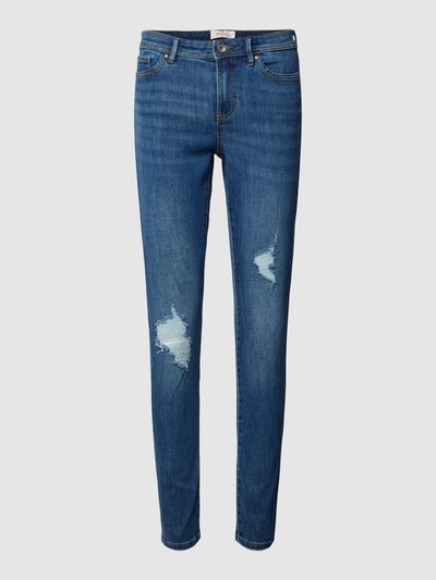 Only Skinny Jeans im Destroyed-Look Modell 'WAUW' Dunkelblau 2