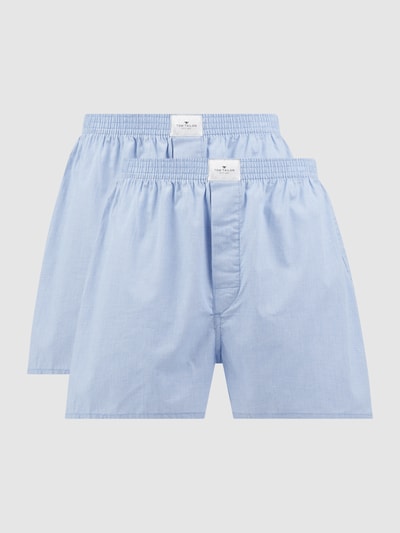 Tom Tailor Boxershorts van katoen, per 2 verpakt Lichtblauw - 1