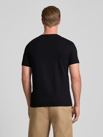 CK Calvin Klein T-Shirt mit Label-Stitching Black 5