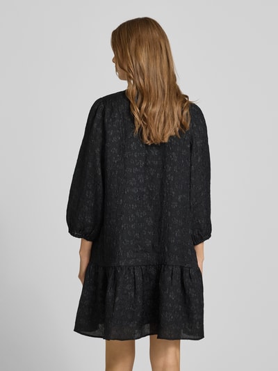 Christian Berg Woman Selection Minikleid im Stufen-Look mit 3/4-Arm Black 5