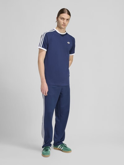 adidas Originals Regular Fit T-Shirt aus reiner Baumwolle Marine 1