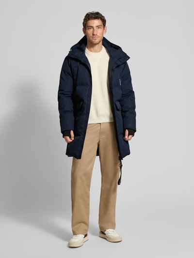 GOFRANCK Kurtka pikowana z zamkiem błyskawicznym dwustronnym model ‘Climate’ Granatowy 1