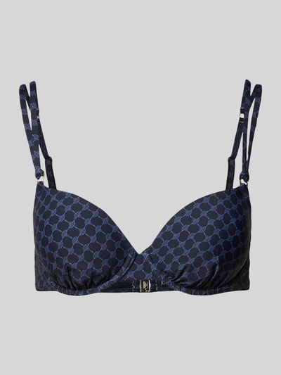JOOP! Collection Bikinitop met plooien Marineblauw - 1