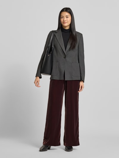 OPUS PANTS Stoffen broek met elastische band, model 'Mucia' Bordeaux - 1