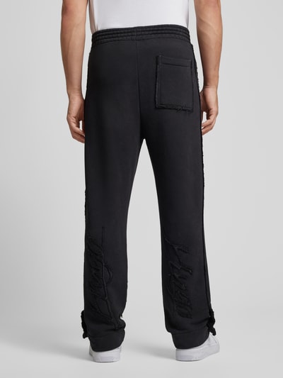 HUGO Sweatpants met elastische band, model ‘Daskul’ Zwart - 5