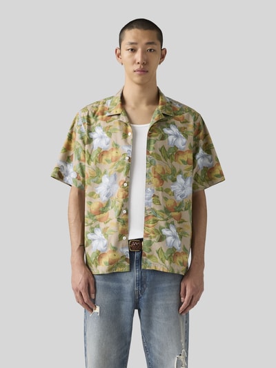 Levi's® Regular Fit Freizeithemd mit Allover-Print Beige 4