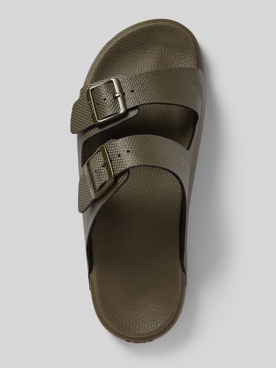 BOSS Sandalette mit Label-Details Modell 'Surfley' Gruen 3