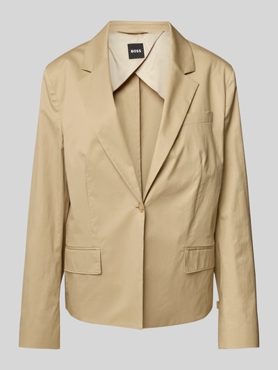 BOSS Blazer mit Brustleistentasche Modell 'Jupan' Beige 2