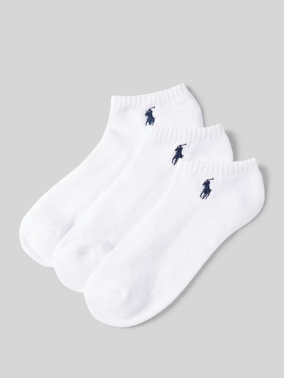 Polo Ralph Lauren Sneakersocken mit Label-Detail im 3er-Pack Weiss 1