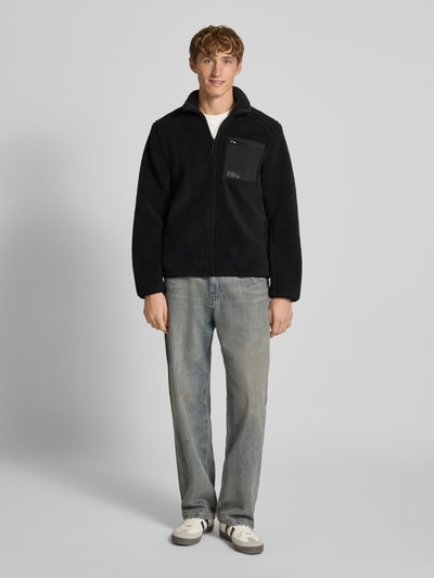 Only & Sons Regular Fit Webpelzjacke mit Mesh Innenstoff Modell 'DALLAS' Black 1