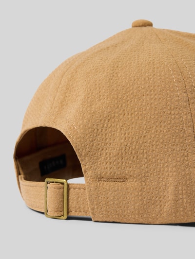 bugatti Basecap mit Label-Stitching und Viskose-Anteil Camel 3