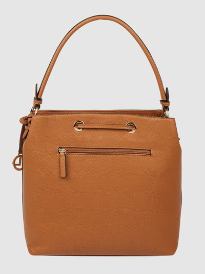 L.Credi Hobo Bag in Leder-Optik Cognac 5