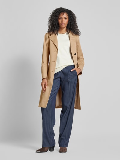 Fuchs Schmitt Trenchcoat met strikceintuur Camel - 1