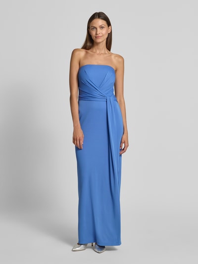 Lauren Ralph Lauren Abendkleid mit Beinschlitz Modell 'ESTILA' Blau 4