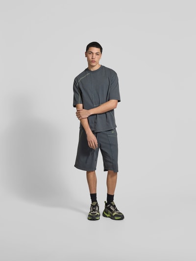 A-COLD-WALL T-Shirt in asymmetrischem Design Jeansblau 1