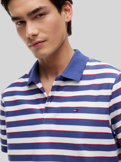 Tommy Jeans Regular Fit Poloshirt aus reiner Baumwolle Rauchblau 3