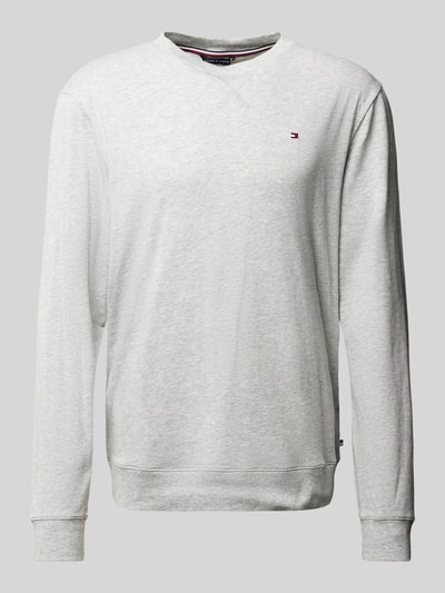 Tommy Hilfiger Sweatshirt mit Logo-Stitching Hellgrau 2