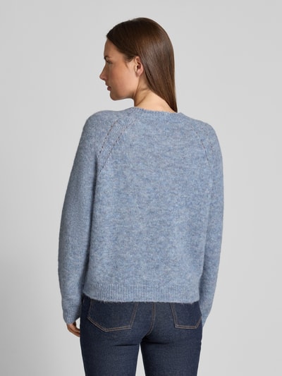 Drykorn Strickpullover aus Alpaka-Mix Modell 'PEMIRI' Hellblau Melange 5