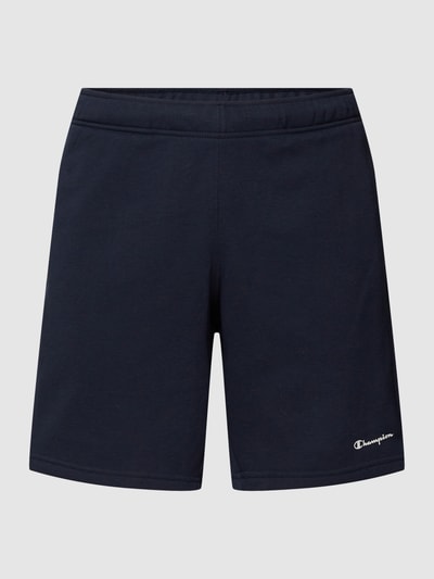 CHAMPION Sweatshorts met labeldetails, model 'Bermuda' Donkerblauw - 2