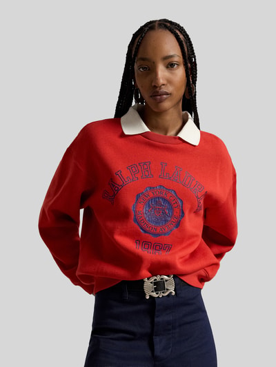 Polo Ralph Lauren Relaxed Fit Sweatshirt aus Baumwoll-Mix Rot 4