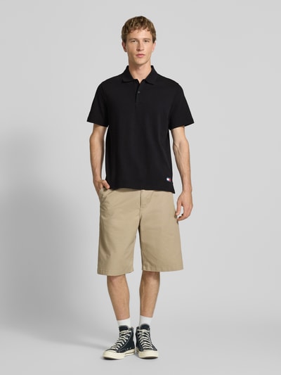 Tommy Jeans Regular Fit Poloshirt aus reiner Baumwolle Black 1
