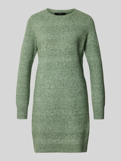 VERO MODA Strickkleid mit gerippten Abschlüssen Schilf 1