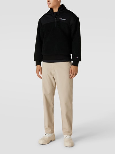 CHAMPION Sweatshirt aus Teddyfell Schwarz 1