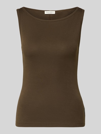 Marc O'Polo Regular Fit Tanktop aus reiner Baumwolle Mittelbraun 1