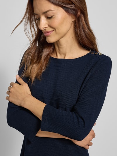 Tom Tailor Sukienka o linii A z czystej bawełny Granatowy 3