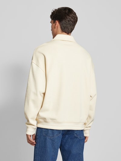 HUGO Sweatshirt met labeldetail, model 'Darasail' Beige - 5