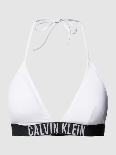 Calvin Klein Underwear Bikini-Oberteil mit elastischem Logo-Bund Weiss 1
