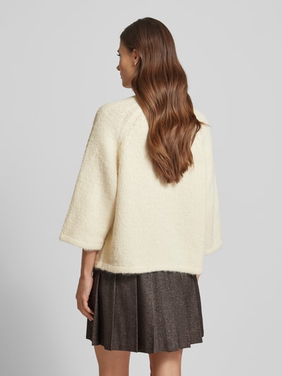 FREE/QUENT Strickpullover mit 3/4-Ärmel Modell 'LULU' Offwhite 5