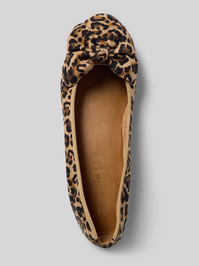Tamaris Ballerina met dierenprint Beige - 3
