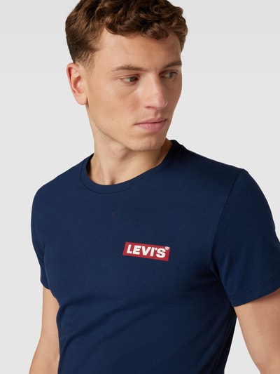 Levi's® T-shirt met labelprint in een set van 2 stuks Wit - 3