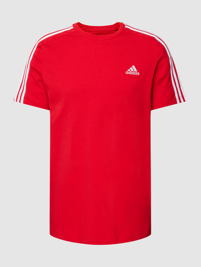 ADIDAS SPORTSWEAR T-Shirt mit Label-Stitching Rot 2