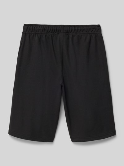 CHAMPION Szorty z dzianiny dresowej z wyhaftowanym logo Czarny 3