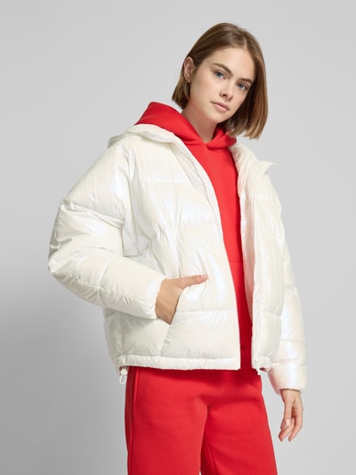 Review Steppjacke mit Kapuze Weiss 3