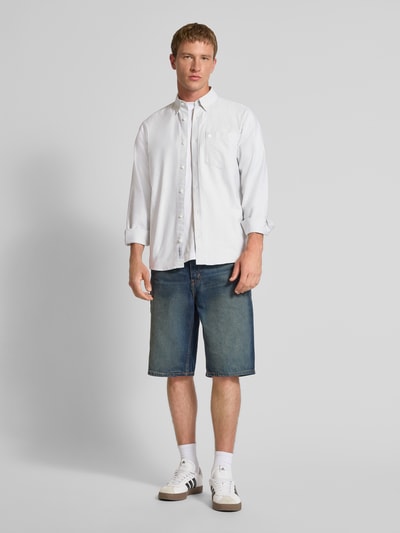 Carhartt Work In Progress Regular Fit Freizeithemd mit Button-Down-Kragen Hellgruen 1