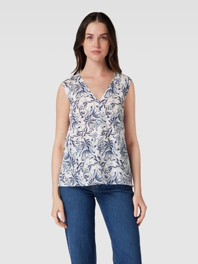 Marc O'Polo Blusentop mit Allover-Muster Offwhite 4