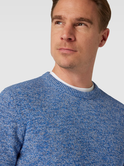 Scotch & Soda Gebreide pullover in gemêleerde look Blauw - 3