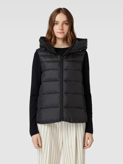 Esprit Oversized bodywarmer met ritszakken Zwart - 4