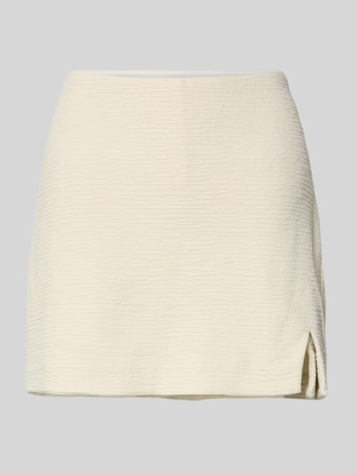 Produktfoto, Skort aus Viskose-Mix mit elastischem Bund von ICHI, Damen Skort, Regular-Fit, Modell KATE LUMINA, Struktur, cremefarben
