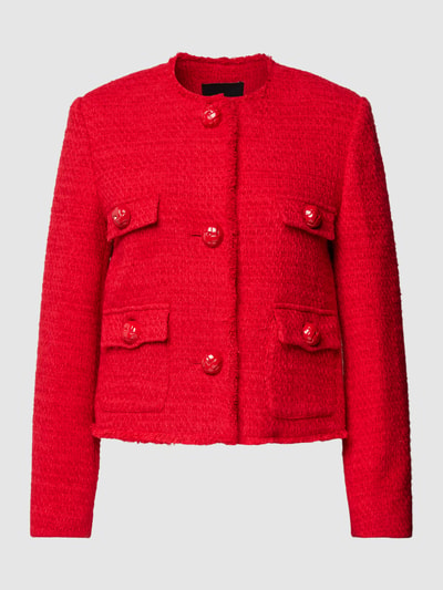MANGO Blazer in Bouclé-Optik Modell 'WINTOUR' Rot 2