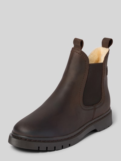 Tamaris Chelseas aus echtem Rindsleder Dunkelbraun 1