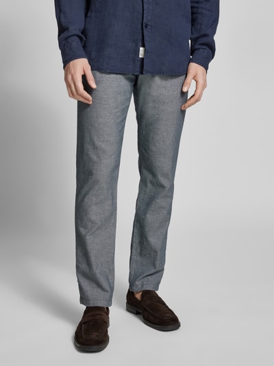 JOOP! Jeans Chinosy o kroju modern fit ze szlufkami na pasek model ‘Matthew’ Granatowy 4