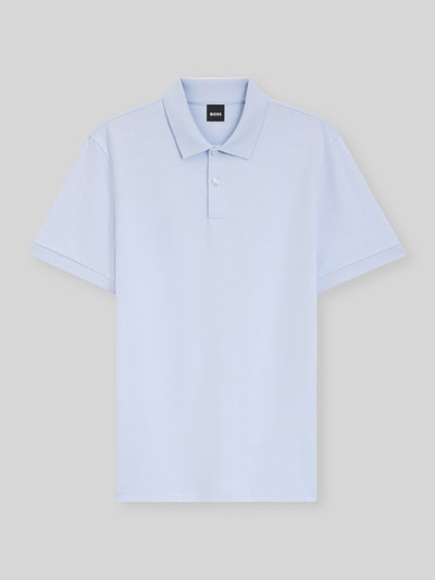 BOSS Regular Fit Poloshirt aus reiner Baumwolle Modell 'H-PARLAY 102' Bleu 2