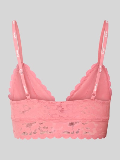 HUGO BH aus Leoparden Spitze mit Muschelsaum Pink 3