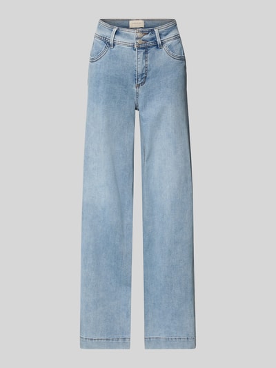 Produktfoto, Jeans mit Eingrifftaschen Modell 'Lopez' von FREE/QUENT in hellem Blau, locker geschnitten, Baumwoll-Mix mit Stretch-Anteil