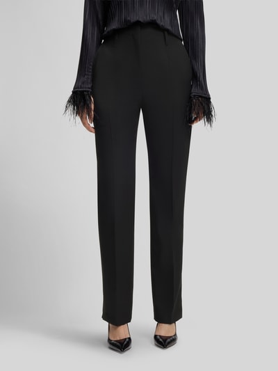 BOSS High Waist Stoffhose aus Wolle mit Seitenschlitz Black 4